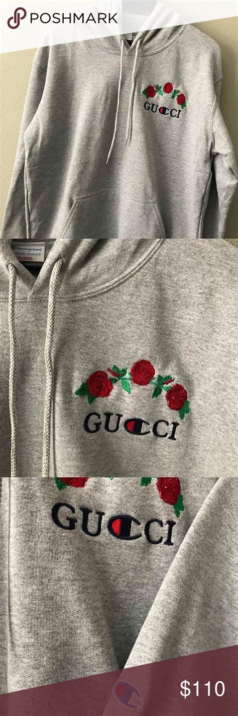 white hoodie gucci|gucci champion hoodie cheap.